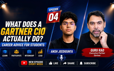 ANSH ASKS – Episode 4 | Guru Rao, CIO at Gartner | Career Advice for Students